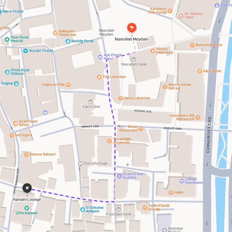 Hamam Lounge Yandex Map